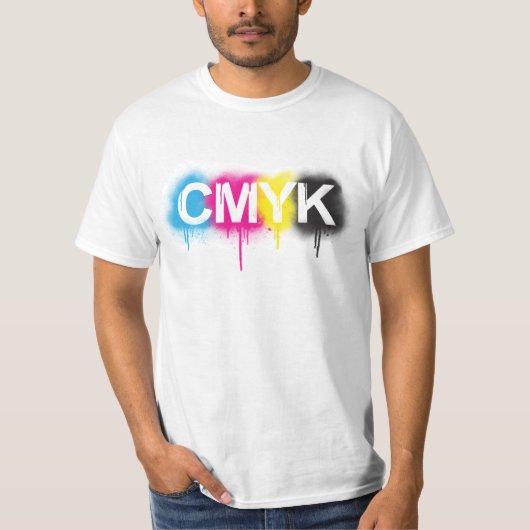 CMYK T-SHIRT (Voorkant)