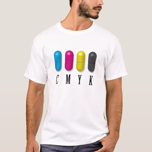 CMYK T-SHIRT (Voorkant)