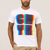 CMYK-t-shirt T-shirt (Voorkant)