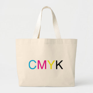 CMYK-tekst Grote Tote Bag