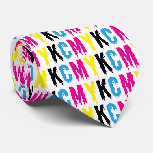 CMYK uitlijnen Stropdas (Opgerold)