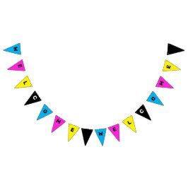  CMYK-welkomstwoord Vlaggetjes