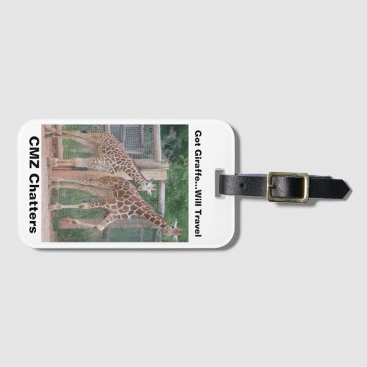 CMZ chatters bagagelabel (Voorkant (horizontaal))