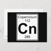 Cn - Copernicium Briefkaart (Voorkant / Achterkant)