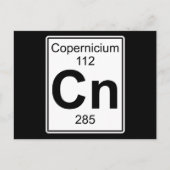 Cn - Copernicium Briefkaart (Voorkant)