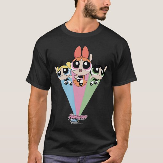 CN De Powerpuff Girls Groepsfoto T-shirt (Voorkant)