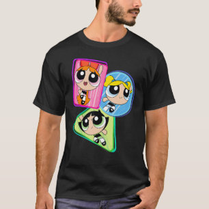 CN De Powerpuff Girls Trio Actie Shot T-shirt