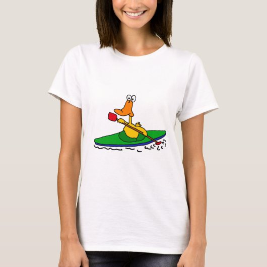 CN- Funny Kayaking Duck T-shirt (Voorkant)