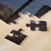 CN Tower bij nacht - Toronto, Canada Legpuzzel (Zijkant)