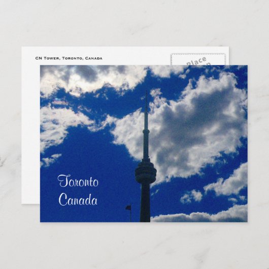cn tower briefkaart (Voorkant / Achterkant)