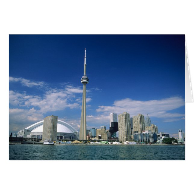 CN Tower en Skydome in Toronto, Ontario, (Voorkant Horizontaal)