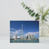 CN Tower en Skydome in Toronto, Ontario, Briefkaart (Staand voorkant)