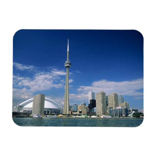 CN Tower en Skydome in Toronto, Ontario, Magneet (Horizontaal)