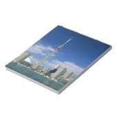 CN Tower en Skydome in Toronto, Ontario, Notitieblok (Linkerzijde)