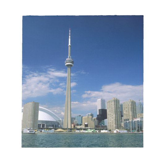 CN Tower en Skydome in Toronto, Ontario, Notitieblok (Voorkant)