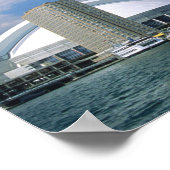 CN Tower en Skydome in Toronto, Ontario, Poster (Hoek)