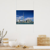 CN Tower en Skydome in Toronto, Ontario, Poster (Keuken)