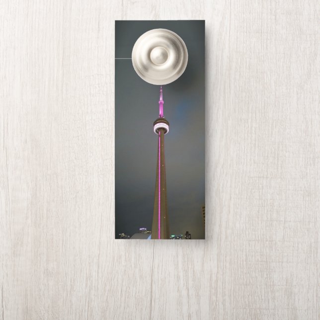 CN Tower stoort niet door RoseWrites Deurhanger (Op knop)