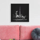 CN Tower Toronto Canada 1 Canvas Afdruk (Insitu (Woonkamer))
