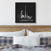 CN Tower Toronto Canada 1 Canvas Afdruk (Insitu (Slaapkamer))