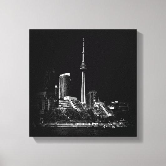 CN Tower Toronto Canada 1 Canvas Afdruk (Voorkant)