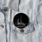 CN Tower Toronto Canada 1 Ronde Button 7,6 Cm (In situ)