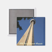 CN Tower, Toronto Canada Magneet (Voorkant / Achterkant)