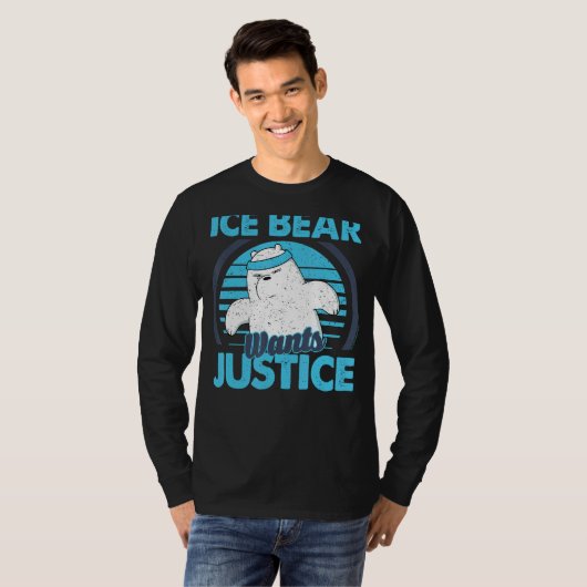 CN We Bare Beren Ice Beer Wants Justice T-shirt (Voorkant volledig)