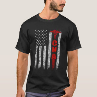 CNA Amerikaanse vlag Patriottische Pride Verpleegs T-shirt