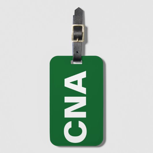 CNA-Bagagelabel Bagagelabel (Voorkant (verticaal))