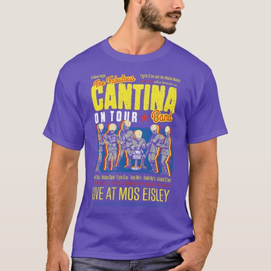 Cna Band Live In Mos Eisley grappig T-shirt (Voorkant)