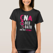CNA Bed Bath and Way Beyond Certified Nursing Assi T-shirt (Voorkant)