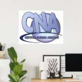 CNA BIG BLUE CERTIFICEERD VERWEZENLIJKEND POSTER (Thuiskantoor)