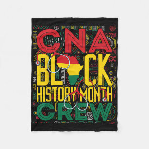Cna Black History Month Crew Lpn Verpleegster Mela Fleece Deken