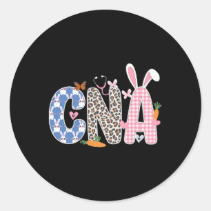 Cna Bunny Vrouwen Pasen Voor Verpleegsters En Pase Ronde Sticker