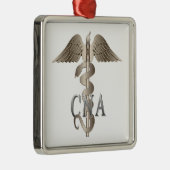 CNA Caduceus Metalen Ornament (Rechts)