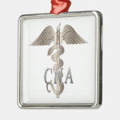 CNA Caduceus Metalen Ornament (Links)
