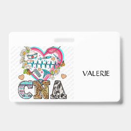 CNA Certified Nurse Aide Name Badge