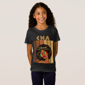 CNA Certified Nursing Assistant Afro Black History T-shirt (Voorkant volledig)