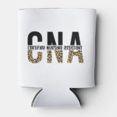CNA Certified Nursing Assistant Cheetah Print Blikjeskoeler (Voorkant)