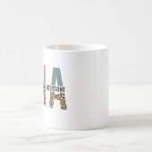 CNA Certified Nursing Assistant Cheetah Print Koffiemok (Center)