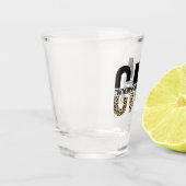 CNA Certified Nursing Assistant Cheetah Print Shot Glas (Links)