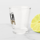 CNA Certified Nursing Assistant Cheetah Print Shot Glas (Rechts)