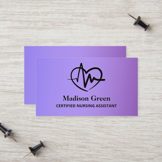 CNA Certified Nursing Assistant Contactkaartje (Voorkant / Achterkant in situ)