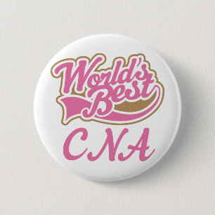 CNA Certified Nursing Assistant Gift Ronde Button 5,7 Cm