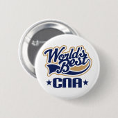 CNA Certified Nursing Assistant Gift Ronde Button 5,7 Cm (Voorkant /achterkant)