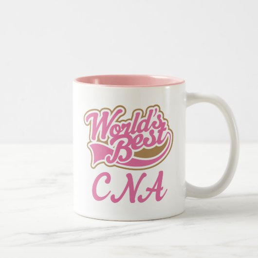 CNA Certified Nursing Assistant Gift Tweekleurige Koffiemok (Rechts)