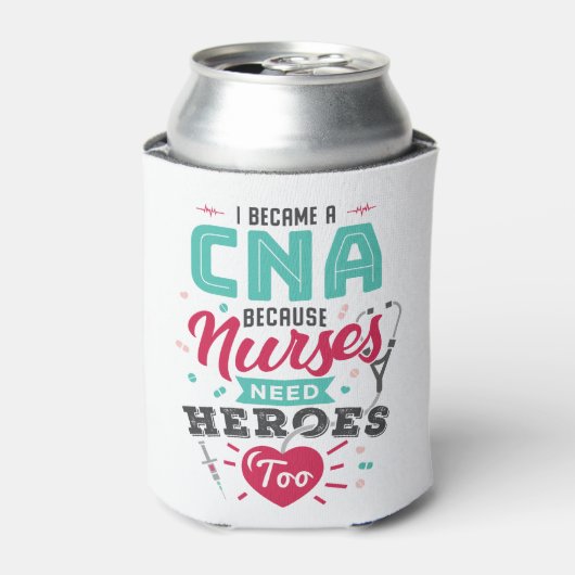 CNA Certified Nursing Assistant Heroes Blikjeskoeler (Blikje Voorkant)