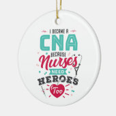 CNA Certified Nursing Assistant Heroes Keramisch Ornament (Links)