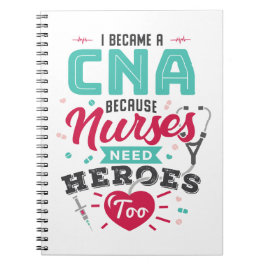 CNA Certified Nursing Assistant Heroes Notitieboek